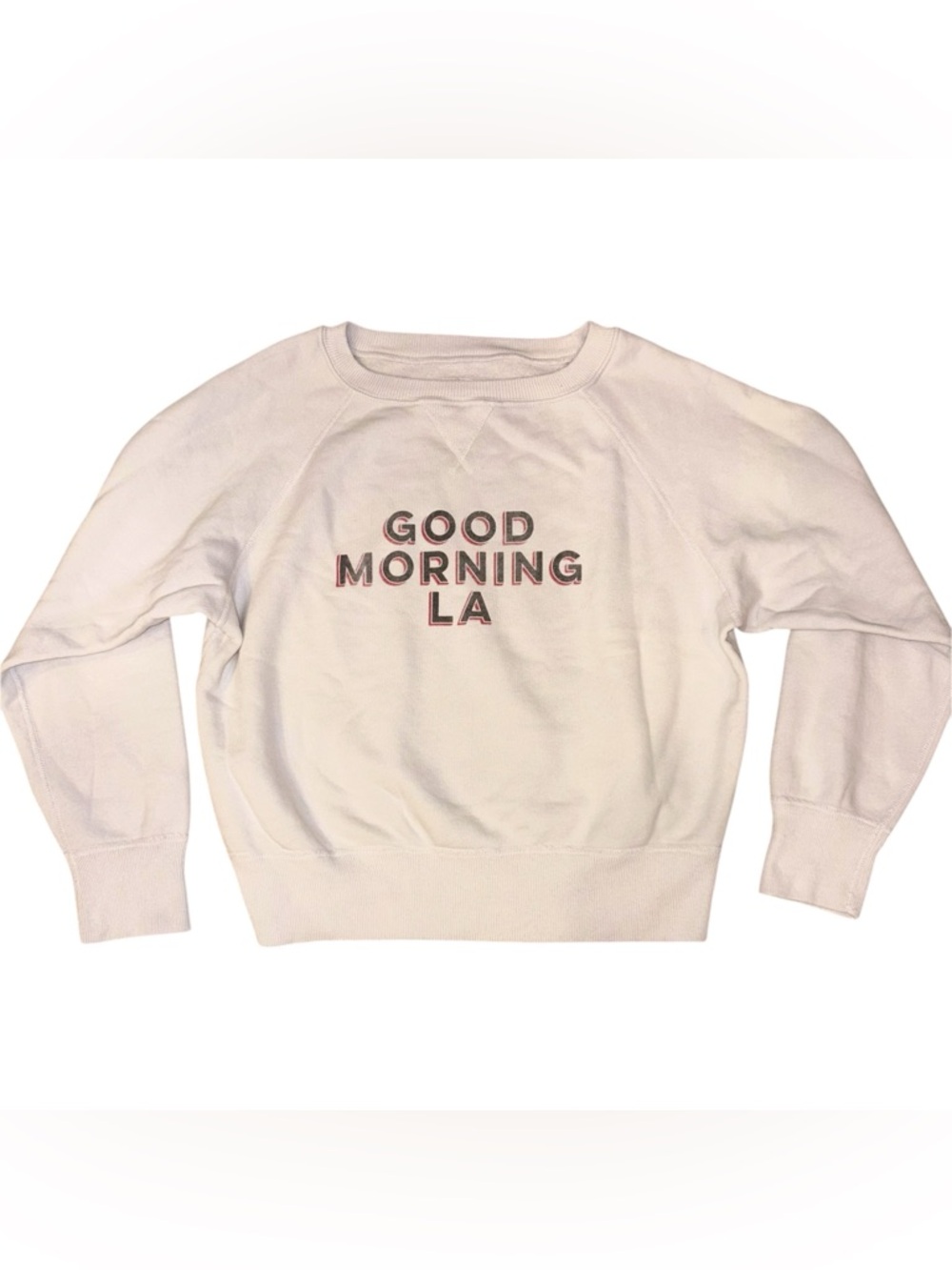 NEW Nili Lotan 'GOOD MORNING LA’ graphic Crewneck Sweatshirt - Picture 14 of 14